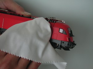 Ściereczka czyszcząca z mikrofibry (do modeli kolejowych) H0-TT-N (1:87-1:160), Roco 10003, NA ZAMÓWIENIE