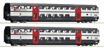 Zestaw 2 wagonów osobowych piętrowych 2 kl. typu B „IC 2000“ (Set 1), H0-1:87 SBB ep. VI, Roco 6200216, ZAPOWIEDŹ