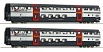 Zestaw 2 wagonów osobowych piętrowych 1 kl. typu A „IC 2000“, H0-1:87 SBB ep. VI, Roco 6200215, ZAPOWIEDŹ