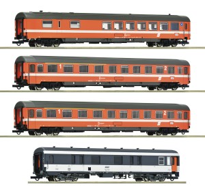 Zestaw 4 wagonów osobowych Set 1: „Arlberg-Express“, H0-1:87 OBB ep. IV, Roco 6200077, NA ZAMÓWIENIE