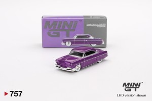 Lincoln Capri Hot Rod 1954 (Purple Metallic) w 1:64, Mini GT 00757