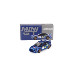 Subaru Impreza WRC98 1998 Rally Monte-Carlo 3rd Place #3 (LHD) w 1:64, Mini GT 00975