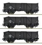 Zestaw 3 wagonów węglarek Tow „Klagenfurt“ H0-1:87 SNCF ep. III, Roco 6600141, NA ZAMÓWIENIE