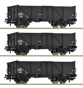 Zestaw 3 wagonów węglarek Tow „Klagenfurt“ H0-1:87 SNCF ep. III, Roco 6600141, NA ZAMÓWIENIE