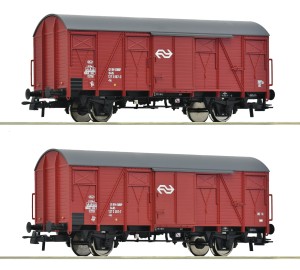 Zestaw 2 krytych wagonow typu Gs H0-1:87 NS ep. IV, Roco 6600151, NA ZAMÓWIENIE