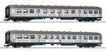 Zestaw 2 wagonów osobowych regionalnych „Silberlinge“ (Nahverkehrswagen) HO-1:87 DB ep. IV, Roco 6200206, NA ZAMÓWIENIE