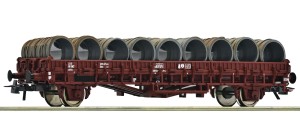 Platforma 2-osiowa typ Klms z ładunkiem H0-1:87 SNCF ep. IV, Roco 6600300, ZAPOWIEDŹ