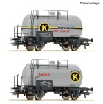 Zestaw 2 cystern 2-osiowych typu Deutz H0-1:87 SJ ep. III-IV, Roco 6600302, ZAPOWIEDŹ