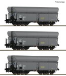 Zestaw 3 wagonów samowyładowczych  Fads/Wap H0-1:87 CSD ep. IV, Roco 6600325, ZAPOWIEDŹ