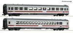 Zestaw 2 wagonów osobowych IC (55 lat InterCity w Niemczach, wagony pożegnalne, edycja jednorazowa, edycja limitowana, nadruk „Mach's gut, Intercity 1”), H0-1:87 DB AG ep. VI, Roco 6200358, ZAPOWIEDŹ