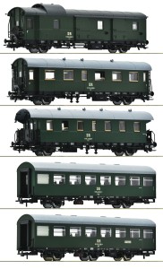 Zestaw 5 wagonów osobowych H0-1:87 DR ep. IV, Roco 6200243, ZAPOWIEDŹ