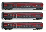 Zestaw 3 wagonów osobowych Railjet 2 (Set 2) w H0-1:87 ÖBB ep. VI, Roco 6210179, ZAPOWIEDŹ
