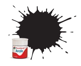 Humbrol-Acrylic-33 Black Matt