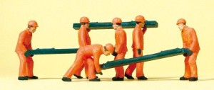 Robotnicy kolejowi, Preiser 14036, figurki H0-1:87
