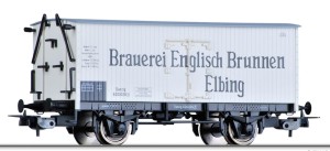 Wagon chłodnia H0-1:87 "Brauerei Englisch Brunnen Elbing", KPEV ep. I, Tillig 76656