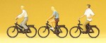 Rowerzyści, Preiser 10336, figurki H0-1:87