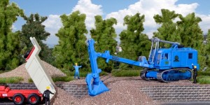 Koparka linowa H0-1:87 Menck M154 LC, Kibri 11284