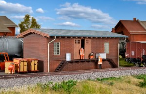 Magazyn kolejowy Oberzeisel H0-1:87 z rampą, Kibri 39306, NA ZAMÓWIENIE