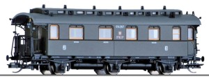 Wagon osobowy 2/3. kl. BCiy TT-1:120 PKP ep. IIIb, Tillig 16038