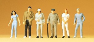 Przechodnie, Preiser 14002, figurki H0-1:87