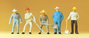 Robotnicy kolejowi, Preiser 14017, figurki H0-1:87