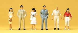 Przechodnie, Preiser 14022, figurki H0-1:87