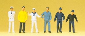 Załoga statku, Preiser 14062, figurki H0-1:87