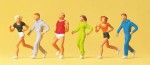 Biegacze, jogging, Preiser 14078, figurki H0-1:87