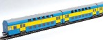 Zespół wagonów piętrowych Bhp H0-1:87 PKP Toruń ep. Vb, Rivarossi HRS4237