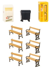 Zestaw do wyposażenia miasta H0-1:87, Faller 180452