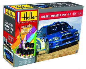 Subaru Impreza WRC 2003 1:24 z klejem, farbami i pędzlem, Heller 56750