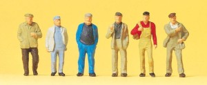 Robotnicy, Preiser 14087, figurki H0-1:87