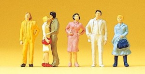 Przechodnie i zakochani, Preiser 14137, figurki H0-1:87