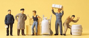 Pracownicy magazynu, Preiser 14147, figurki H0-1:87