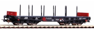 Wagon platforma z kłonicami 401Ze Rmmps (PPzk) H0-1:87, PKP ep. IV, Piko 58417