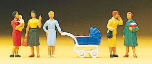 Kobiety z dziećmi, Preiser 10024, figurki H0-1:87