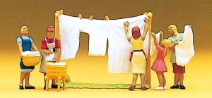 Kobiety z praniem, Preiser 10050, figurki H0-1:87