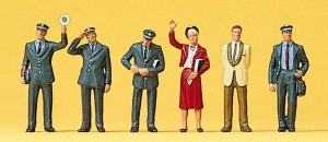 Kolejarze i podróżni H0-1:87, Preiser 10237