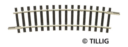 Tillig-83110 TT Tor-łukowy R12 310 mm 15 stopni