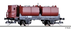 Wagon kubełkowy TT-1:120 "Bayrische Stickstoffwerke A.G." KPEV ep. I, Tillig 14724