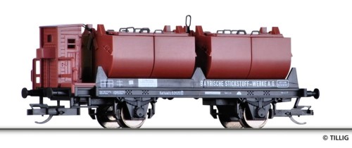 Tillig-14724 Wagon-do-transportu-wapna Bayrische Stickstoffwerke A.G., KPEV ep. I