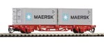 Wagon platforma TT-1:120 z 2 kontenerami MAERSK, DB AG ep. VI, Piko 47720