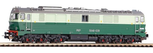 Piko-52860 Lokomotywa-spalinowa-SU46-039 PKP ep. IV ANALOG