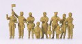 Preiser-16546 Obsługa-czołgu-ZSRR 1942-1945 rr., figurki-H0 niemalowane
