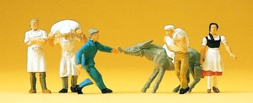 Preiser-14129 Młynarze-figurki-H0