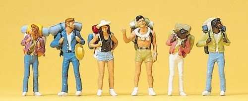 Preiser-10296 Turyści-H0