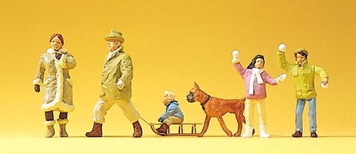 Preiser-10310 Rodzina-Krauzów-H0