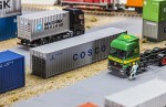 Kontener COSCO 40 ft H0-1:87, Faller 180845, NA ZAMÓWIENIE
