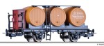 Wagon do transportu wina "Weinfasswaggon-Vermietung C. Schlamp" H0-1:87 KPEV ep. I, Tillig 76629