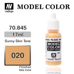 Farba Vallejo 70.845 Model Color 20 Sunny Skin Tone, Carne Dorada